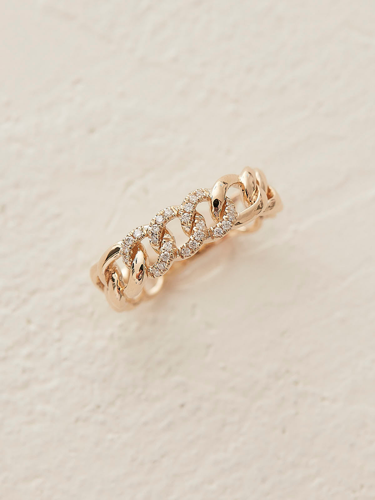 Diamond Curb Ring