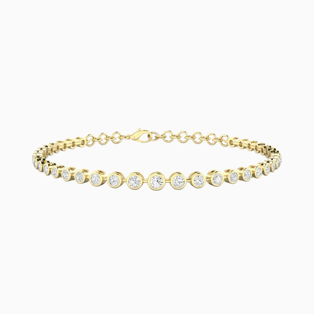 2 CTW Graduated Bezel Bracelet