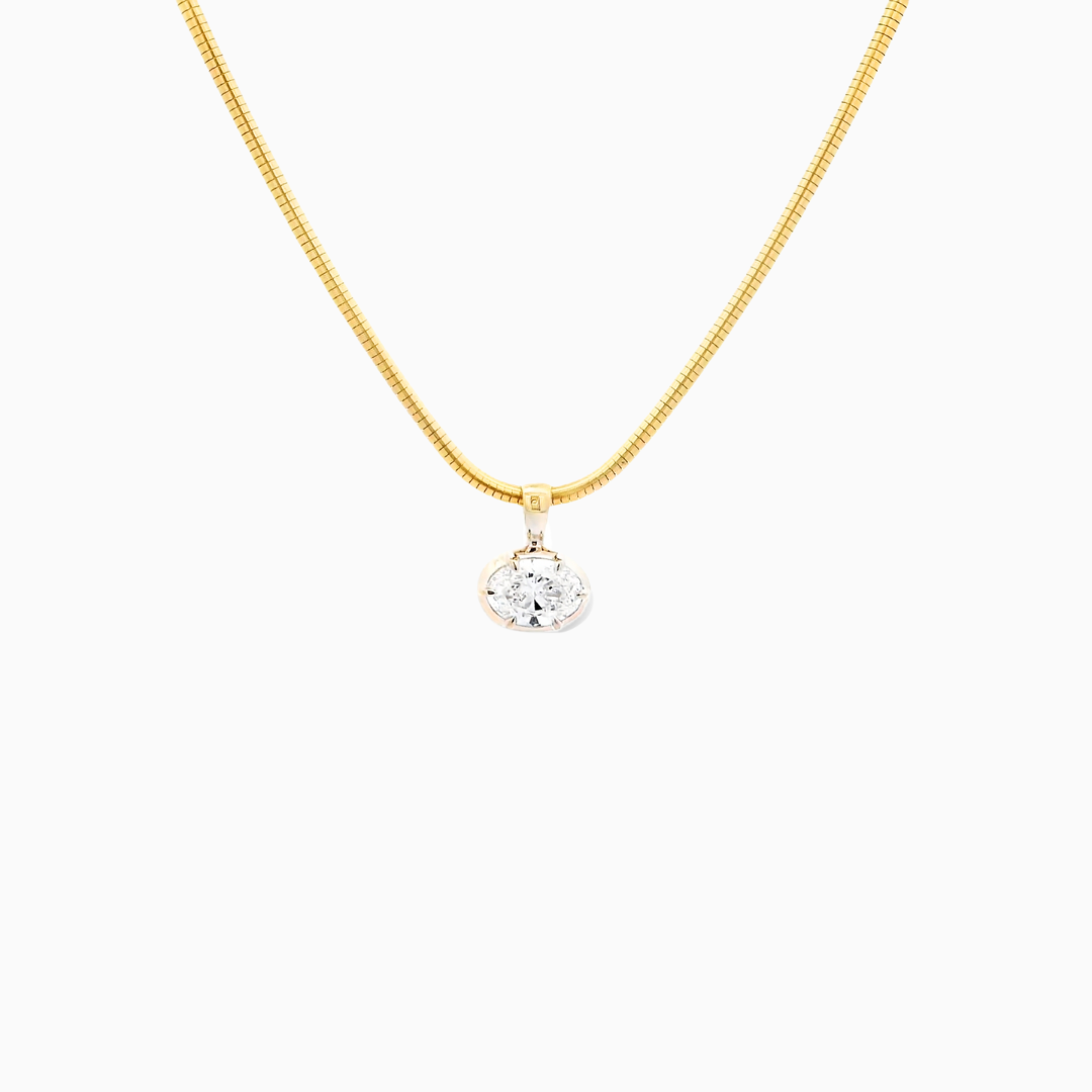 Oval Georgian Lab Charm