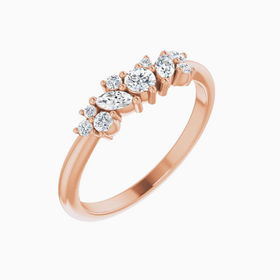 Cluster Diamond Ring