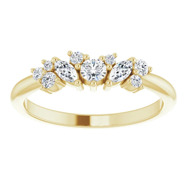 Cluster Diamond Ring