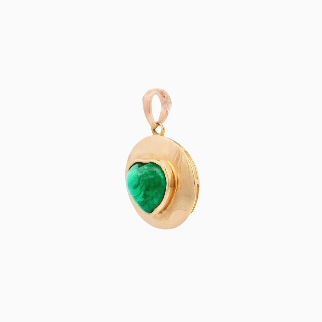 Emerald Heart Pendant