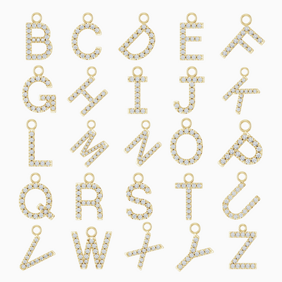 Diamond Initial Charm