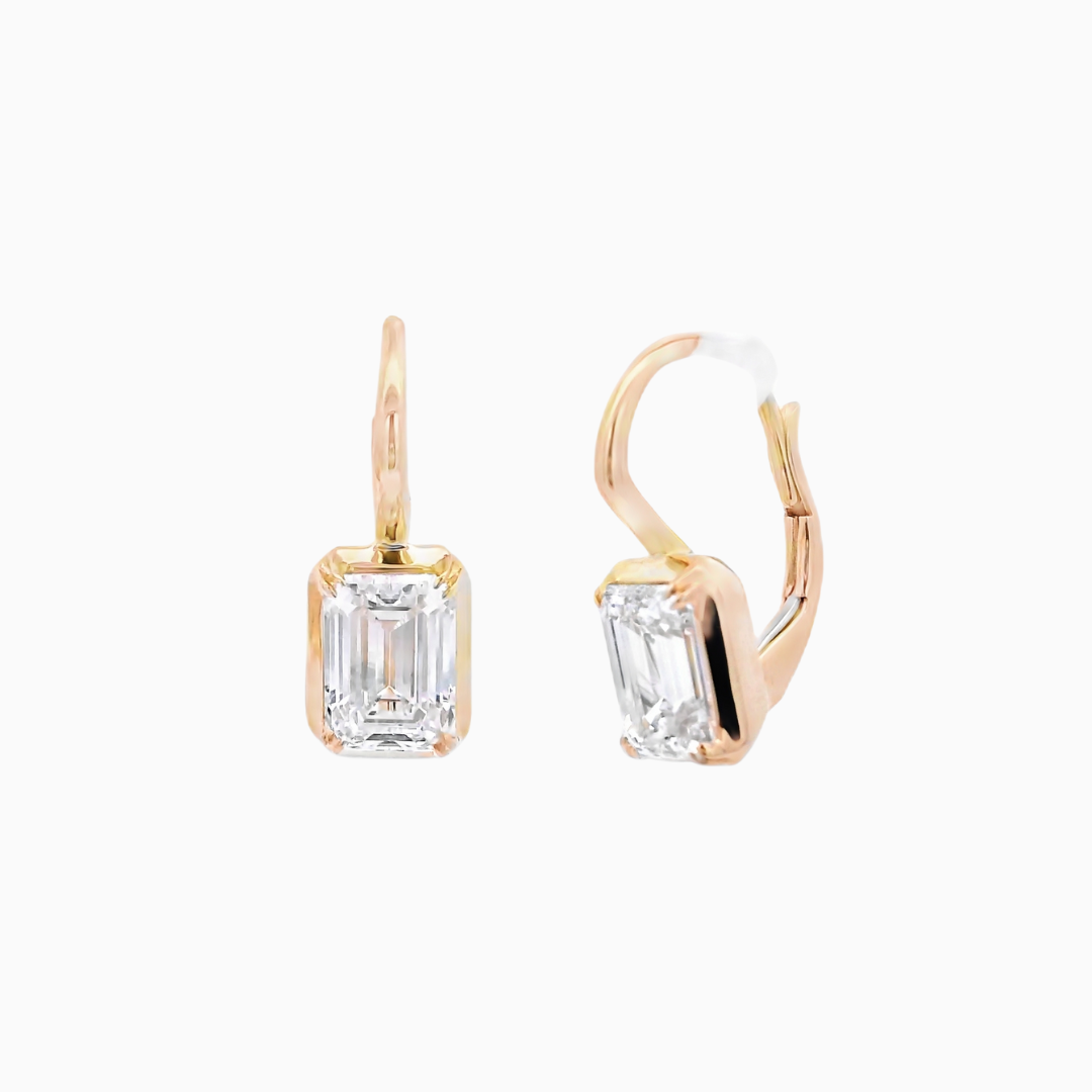 Radiant Georgian Drop Earrings