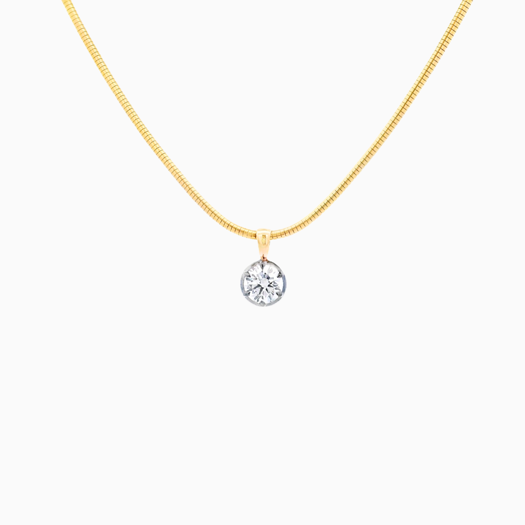 Round Georgian Lab Charm