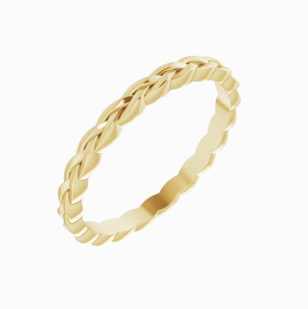 Braided Pinky Ring