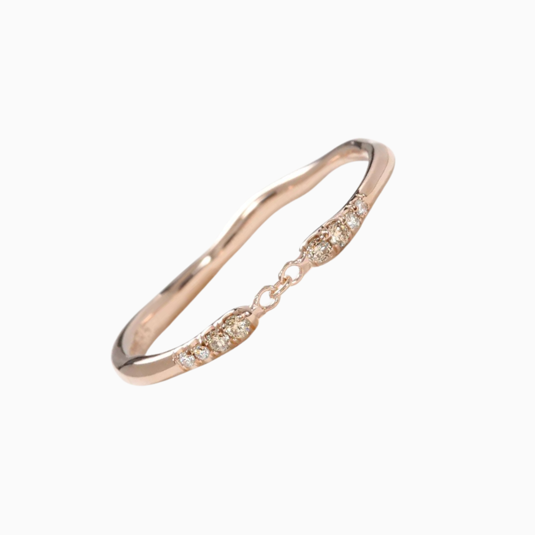 Cuff Chained Ring