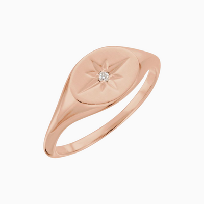 Starburst Signet Ring