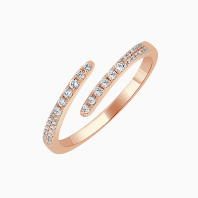 Gold & Diamond Wrap Ring