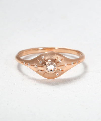 Shooting Star Signet Ring