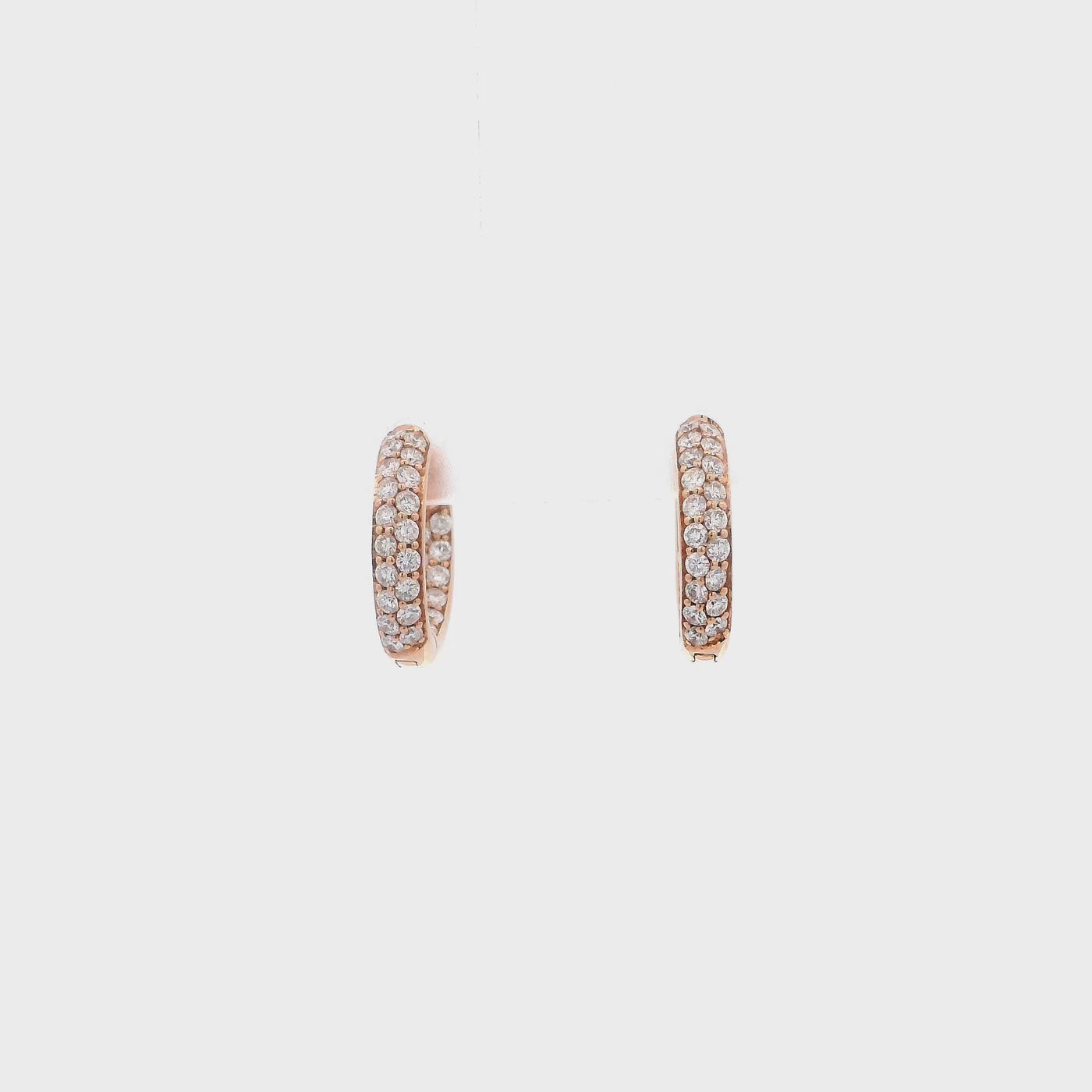 Diamond Pave Inside Out Huggies