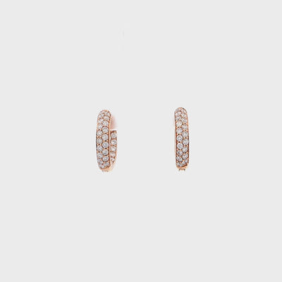 Diamond Pave Inside Out Huggies