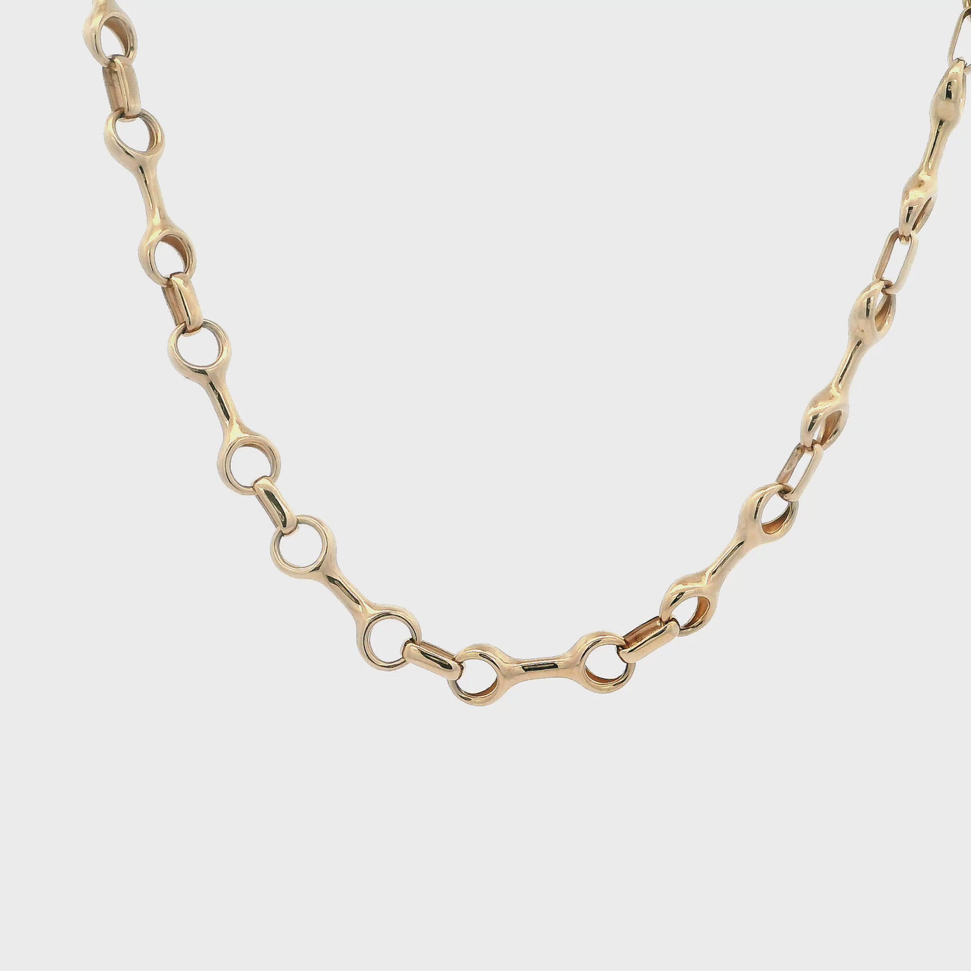 Horsebit Chain Necklace video