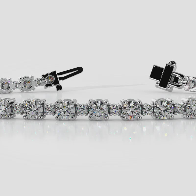 Alternating Diamonds Tennis Bracelet