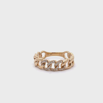 Diamond Curb Ring