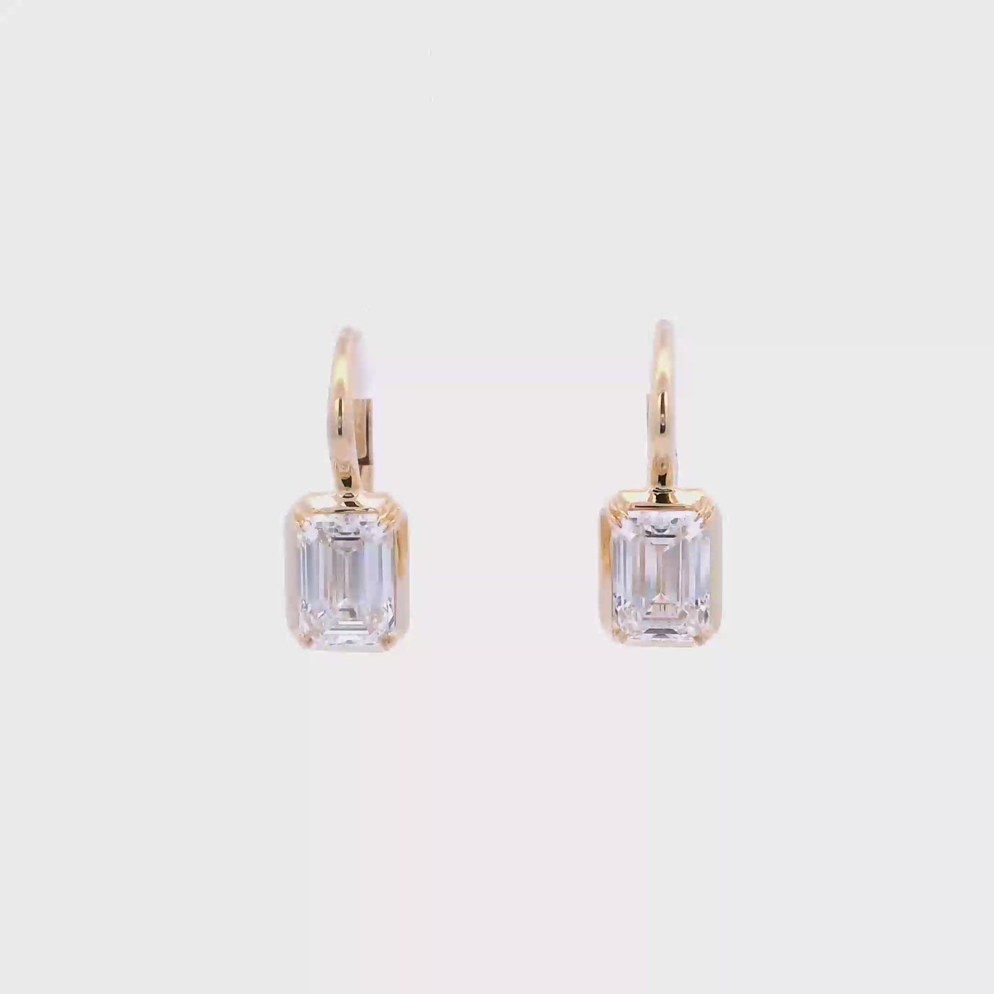 Radiant Georgian Drop Earrings