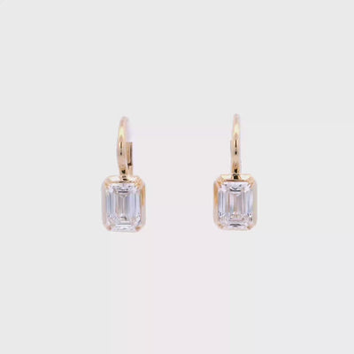Radiant Georgian Drop Earrings