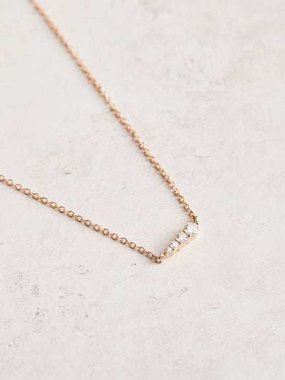 Triple Graduated Diamond Necklace