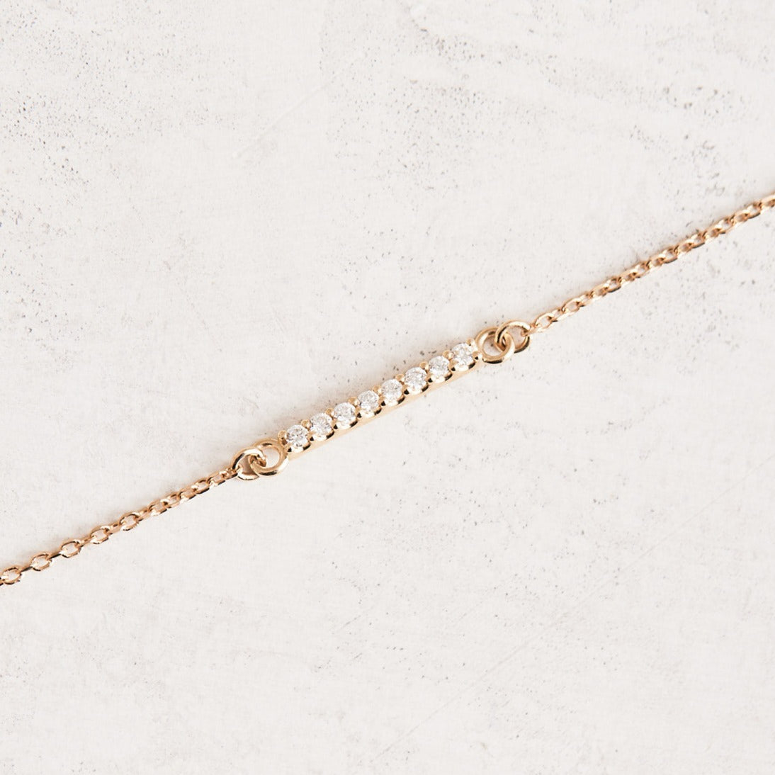 Diamond Bar Bracelet