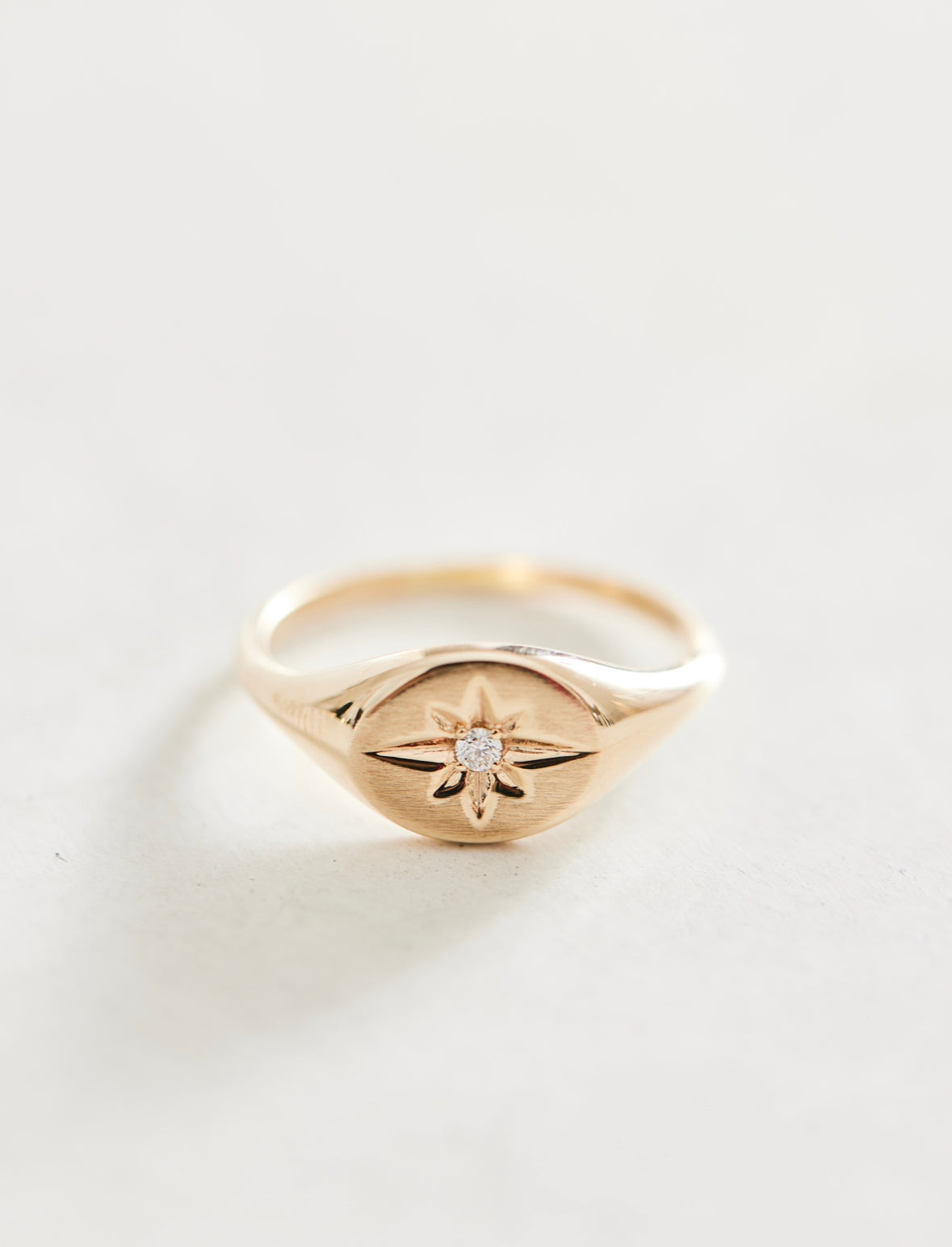 Starburst Signet Ring